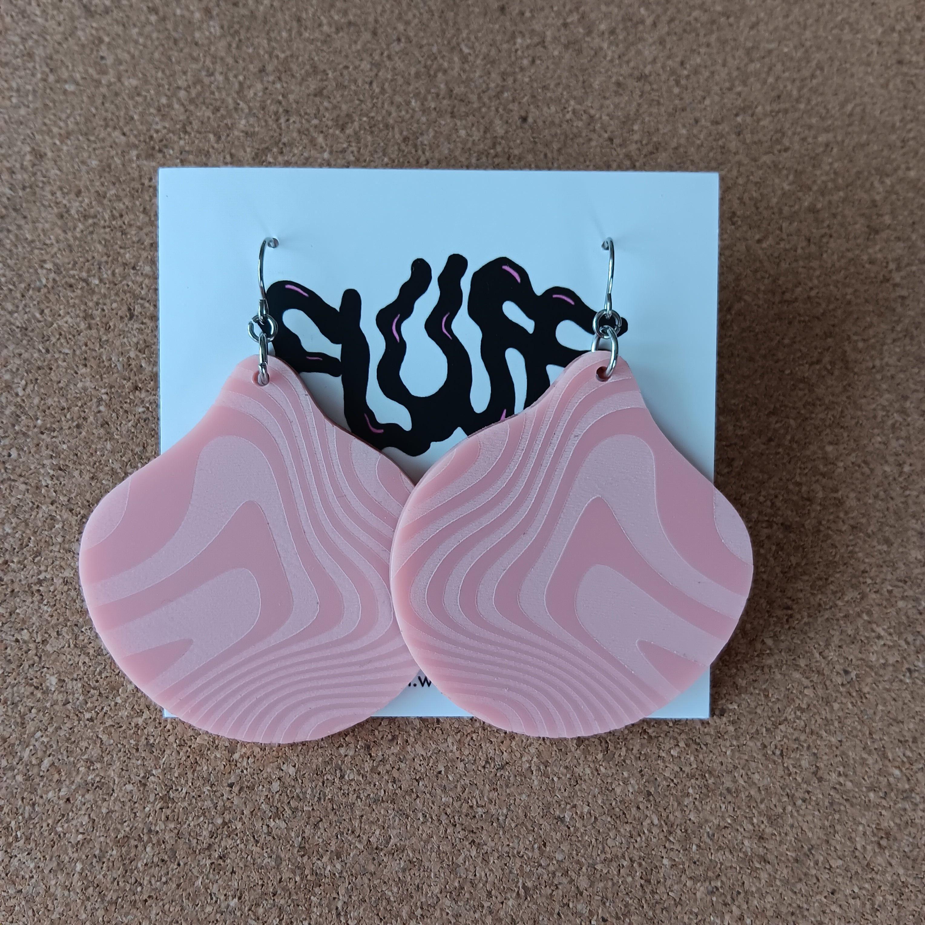 PAN EARRINGS - MARBLED