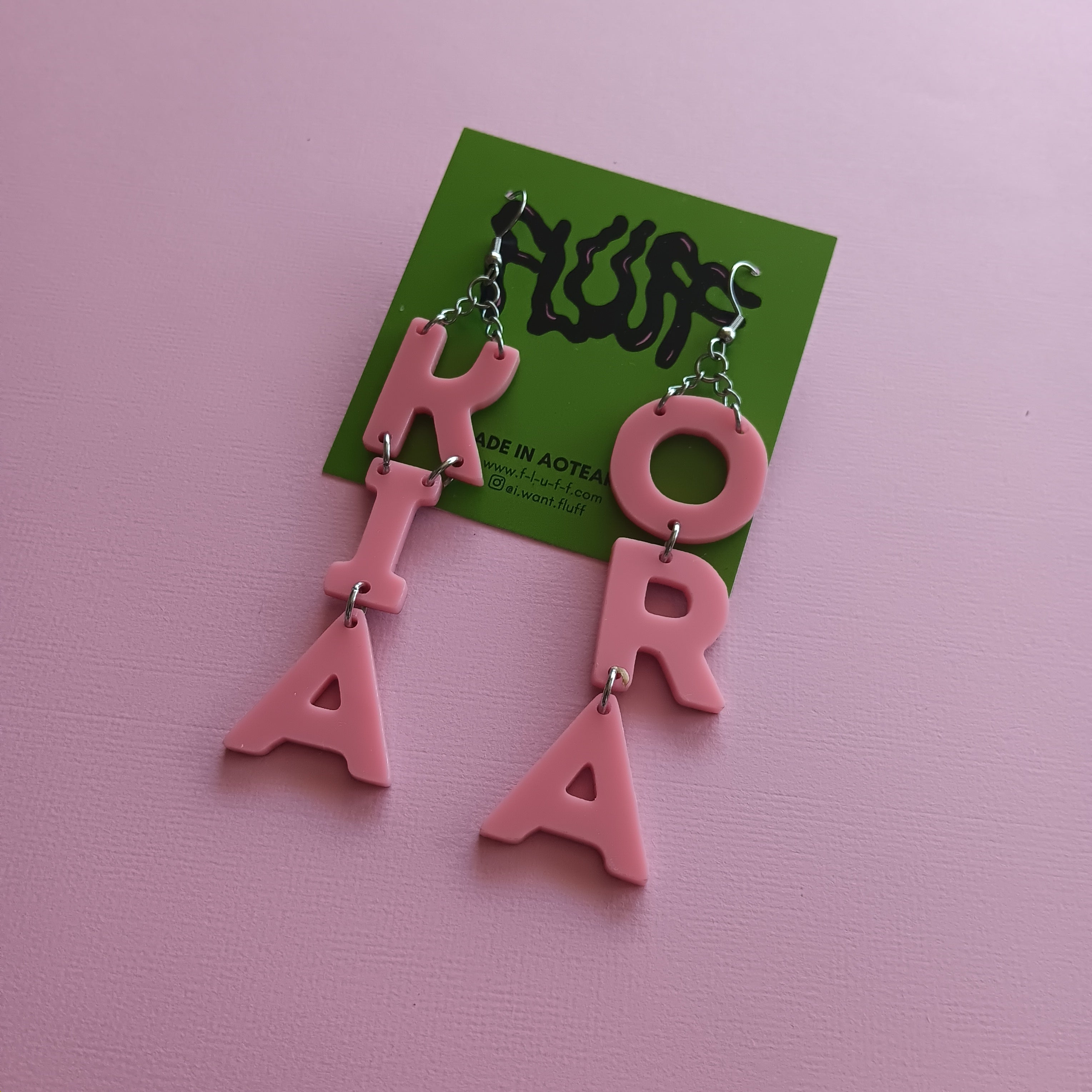 BIG KIA ORA - SINGLE COLOUR EARRINGS