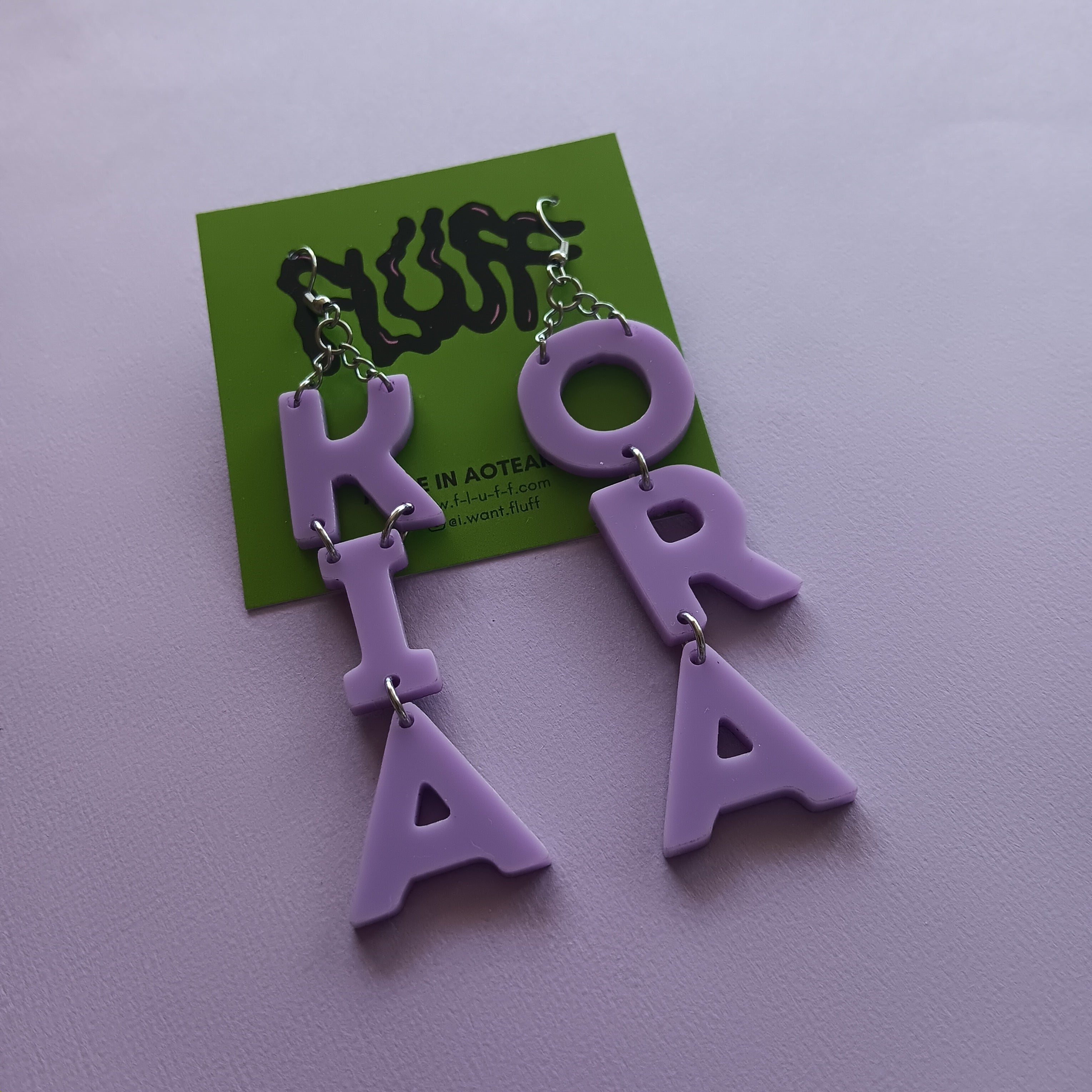 BIG KIA ORA - SINGLE COLOUR EARRINGS