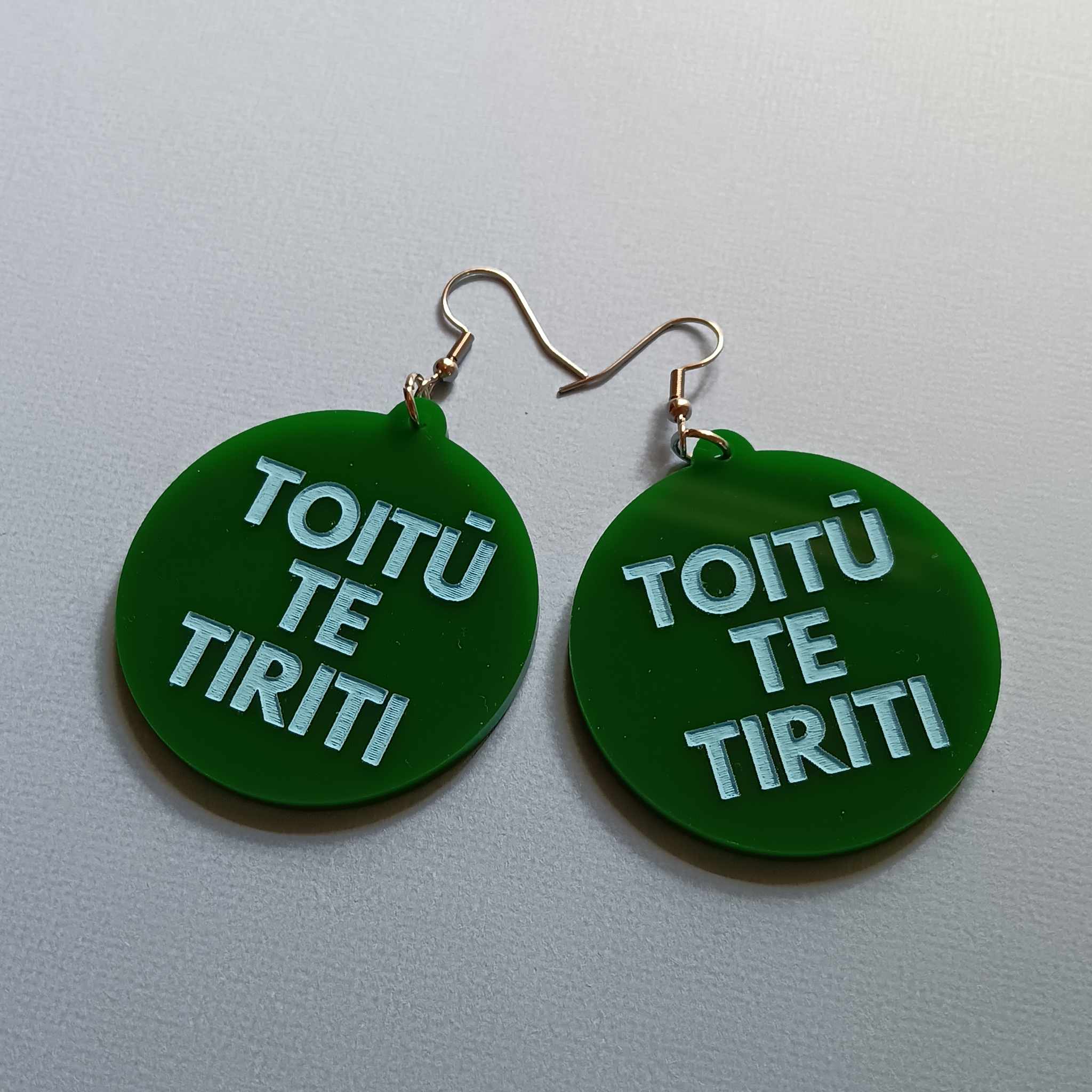 TOITU TE TIRITI EARRINGS - MEDIUM