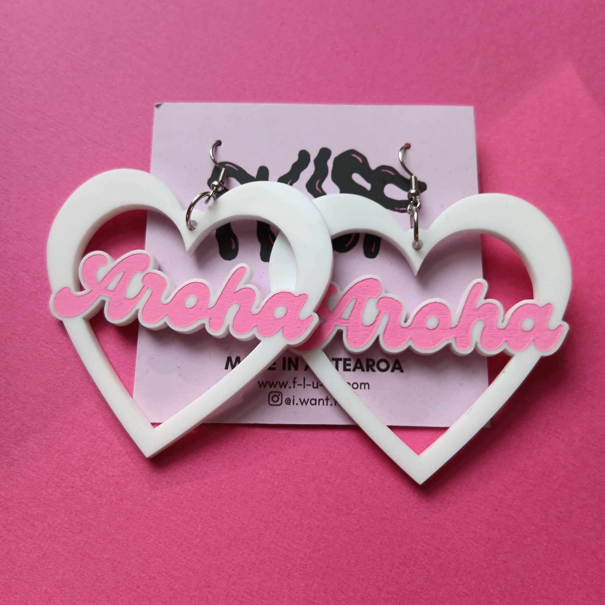 AROHA HEART EARRINGS