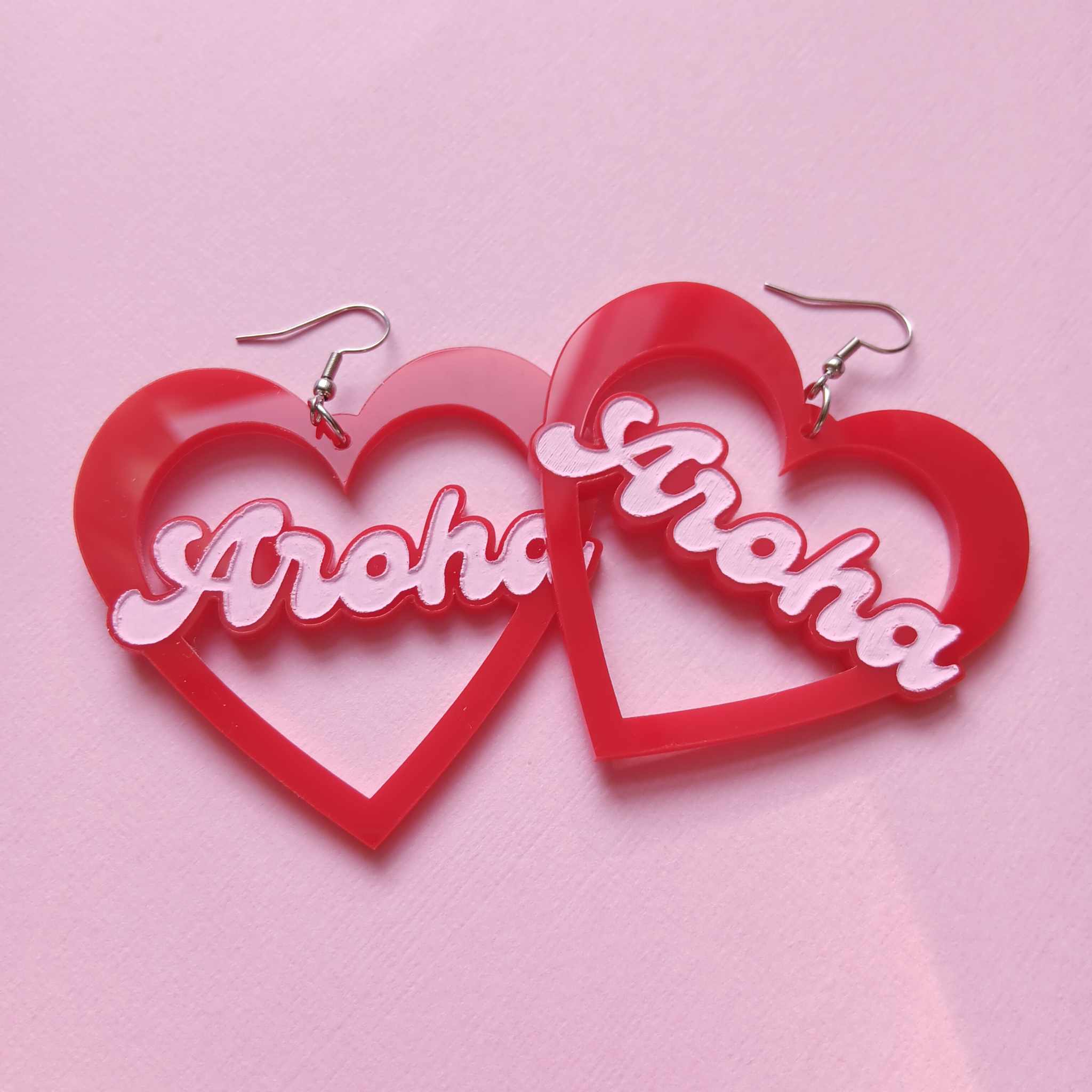 AROHA HEART EARRINGS