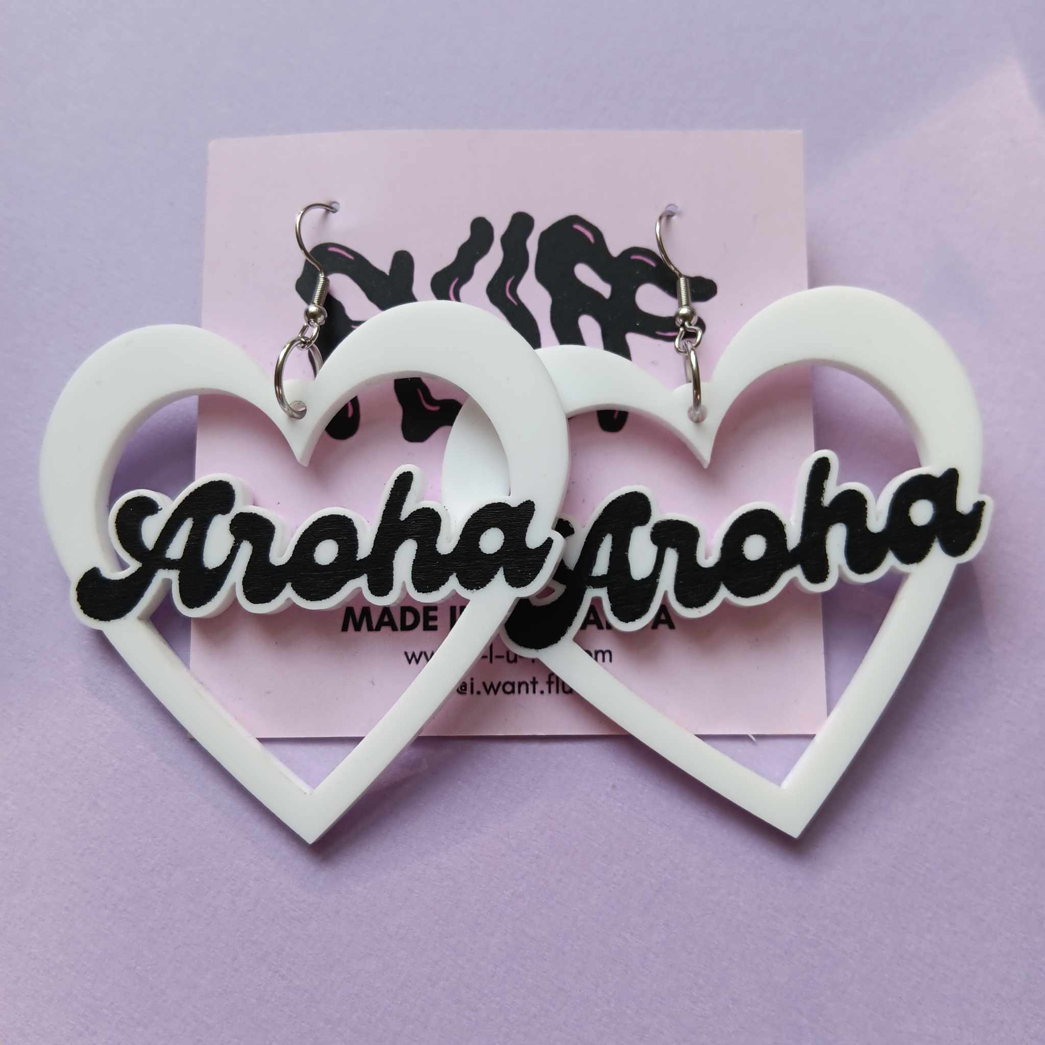 AROHA HEART EARRINGS