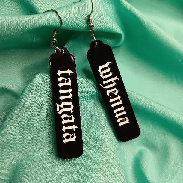 TANGATA WHENUA BAR EARRINGS